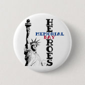 メモリアルデーヒーロー 缶バッジ (正面)