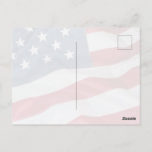 メモリアルデーフラッグ落ちたクックアウトの記憶 ポストカード (裏面)