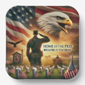 メモリアルデープレート ペーパープレート (正面)