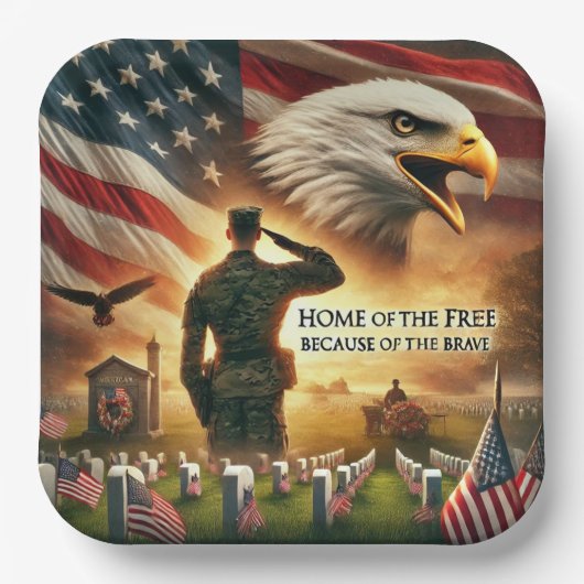 メモリアルデープレート ペーパープレート (正面)