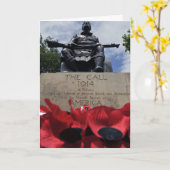 メモリアルデーポピー・オブ・フランダース畑 カード (黄色い花)