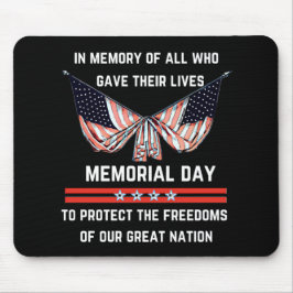 メモリアルデーマウス落ちたパッドを記憶 マウスパッド