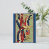 メモリアルデーリボン ポストカード (スタンド正面)