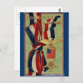 メモリアルデーリボン ポストカード (正面/裏面)