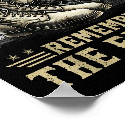 メモリアルデーリミートザ落ちた退役軍人軍隊 ポスター (角)