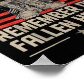 メモリアルデーリミートザ落ちた退役軍人軍隊 ポスター (角)