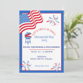 メモリアルデーレッズグリル&チル招待状 招待状 (スタンド正面)