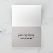 メモリアルデー人用軍隊カード サンキューカード (内部)