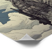 メモリアルデー兵士の雲の記憶と名誉 ポスター (角)