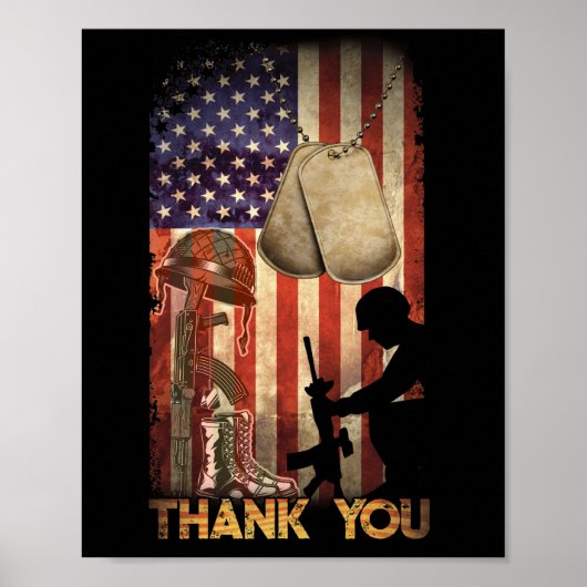 メモリアルデー国旗軍隊ブーツドッグ7月4日 ポスター (正面)