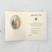 メモリアルデー宗教的スピリチュアルブーケカトリック カード (内部)