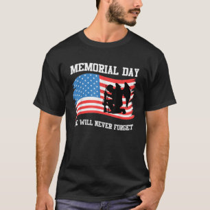 メモリアルデー忘れNever USA World Trade Center A Tシャツ