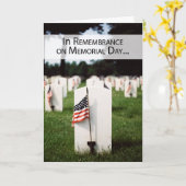 メモリアルデー愛国心 カード (黄色い花)