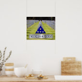 メモリアルデー折り畳み旗 ポスター (キッチン)