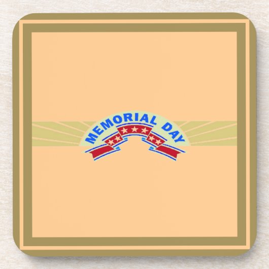 メモリアルデー星 –  コースター (正面)