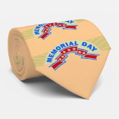 メモリアルデー星 –  ネクタイ (ロール)