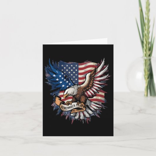 メモリアルデー私たちのヒーロー落ちたの4番目を思い出す カード (正面)