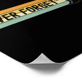 メモリアルデー私たちの落ちた軍隊を決して忘れない ポスター (角)