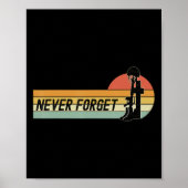 メモリアルデー私たちの落ちた軍隊を決して忘れない ポスター (正面)