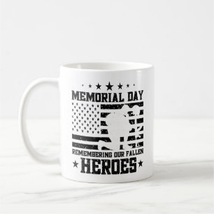 メモリアルデー米国国旗のおもしろいパーティー退役軍人日 コーヒーマグカップ