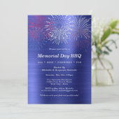 メモリアルデー花火バーベキューパーティー 招待状 (スタンド正面)