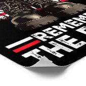 メモリアルデー記憶落ちた ポスター (角)