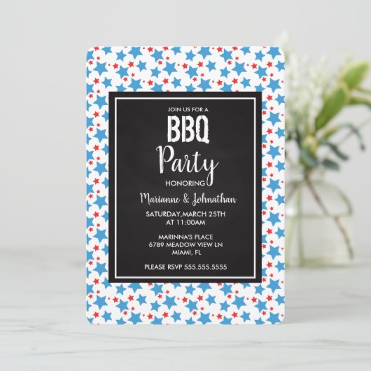 メモリアルデー調理師アウトパーティーグリルスター 招待状 (スタンド正面)