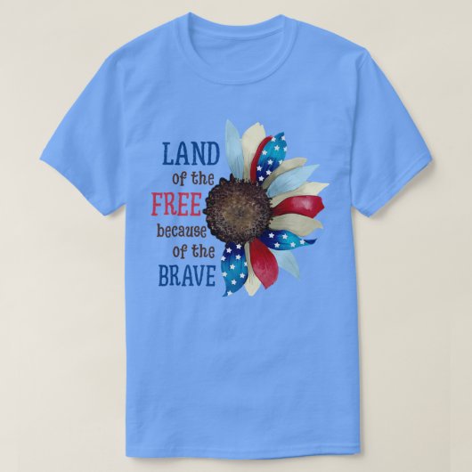 メモリアルデー退役軍人の日7月4日愛国心1日 Tシャツ (デザイン正面)