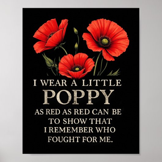 メモリアルデー2025アメリカ記念退役軍人デイレッドポー ポスター (正面)