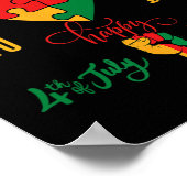 メモリアルデー7月11日と4日 ポスター (角)