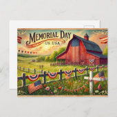 メモリアルデー（アメリカ） ポストカード (正面/裏面)