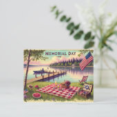 メモリアルデー（アメリカ） ポストカード (スタンド正面)