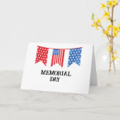 メモリアルデー カード (黄色い花)