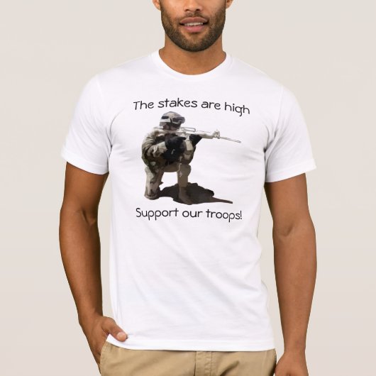 メモリアルデー: プライドと覚えて下さい Tシャツ (正面)