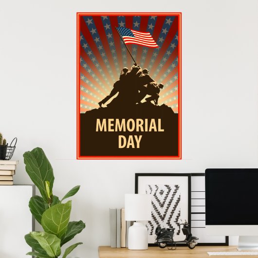 メモリアルデー ポスター (ホームオフィス)