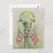 メモリアルデー ポストカード (正面/裏面)