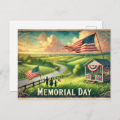 メモリアルデー ポストカード (正面/裏面)