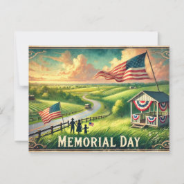 メモリアルデー ポストカード