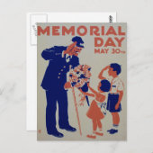 メモリアルデー ポストカード (正面/裏面)