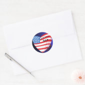 メモリアルデー ラウンドシール (封筒)