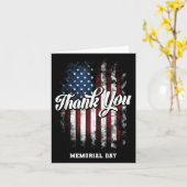 メモリアルデー 感謝 アメリカ退役軍人 軍事 U カード (黄色い花)