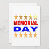 メモリアルデー 招待状 (正面/裏面)