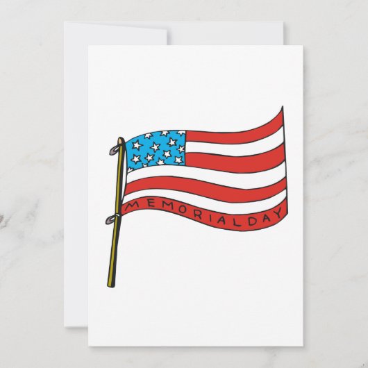 メモリアルデー 招待状 (正面)