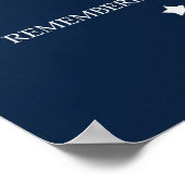 メモリアルデー、米国国旗 ポスター (角)