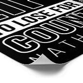 メモリアルデー 4th Of July 愛国的な名言 ひとつの生命 ポスター (角)