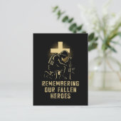 メモリアルデーRemembering Our Heroes落ちた US Fait シーズンポストカード (スタンド正面)
