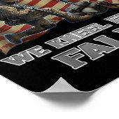 メモリアルデーTee – 私たちは私たちがクネエルのフラグのために立つ ポスター (角)