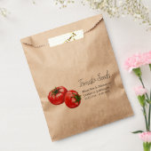 メモリアルトマトシード葬儀 フェイバーバッグ (封をした状態)