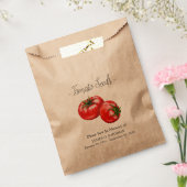 メモリアルトマトシード葬儀 フェイバーバッグ (封をした状態)