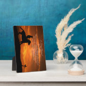 メモリアルトリビュートカウボーイスピリチュアル フォトプラーク (側面)